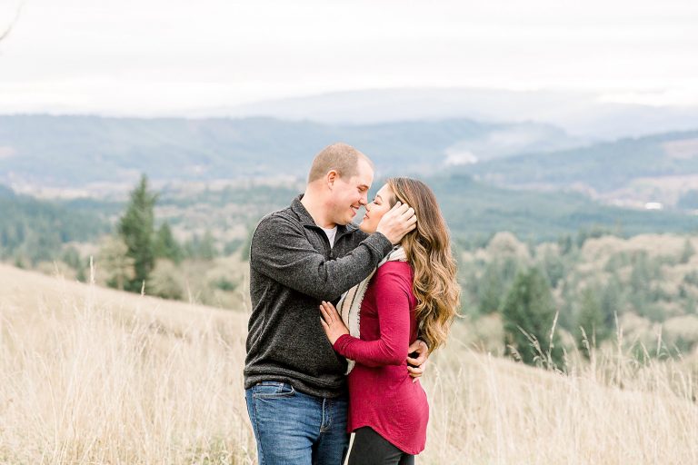 Craig & Kalee // Wintery Fitton Green Engagement Session