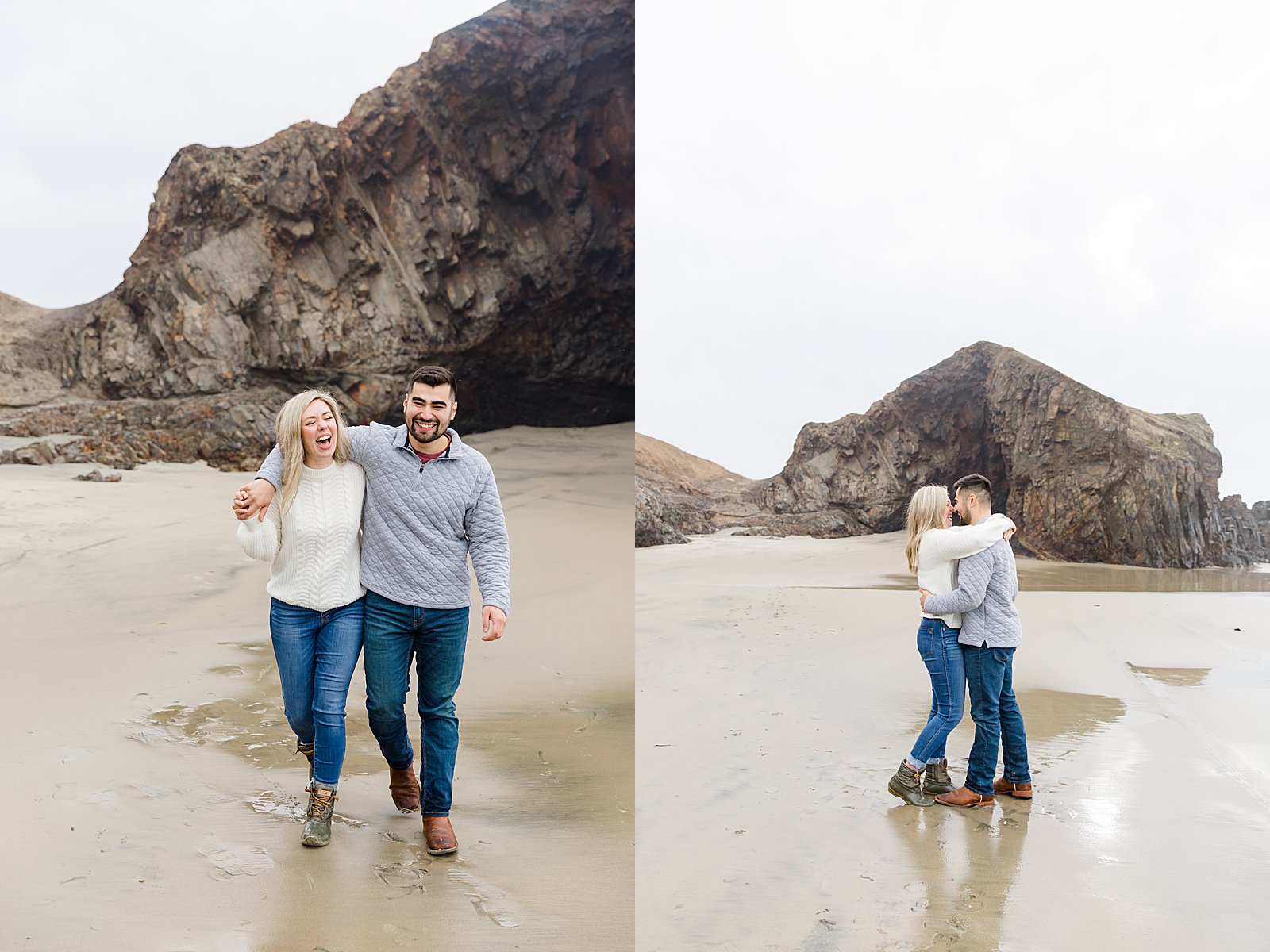 Rebekah Leona Photography | Cape Kiwanda | Beach Photo Session | Oregon Coast Engagement Session