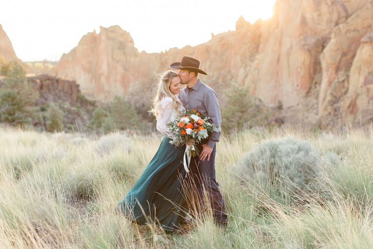 Mr & Mrs Beebe // An Intimate Elopement at Smith Rock State Park