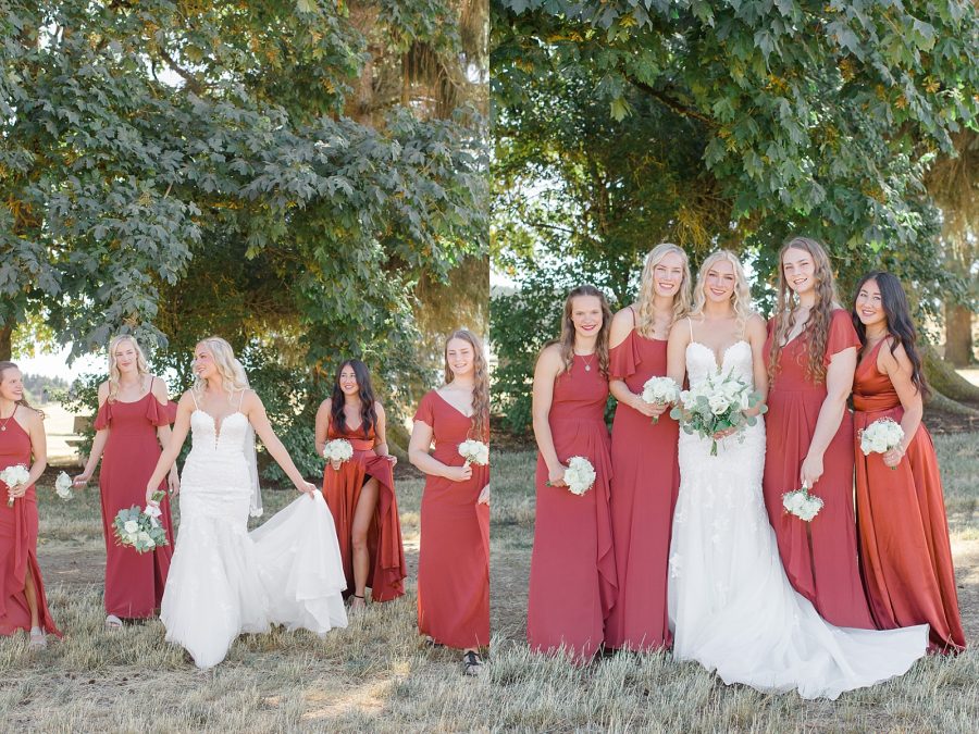 Fall Wedding Bridesmaids