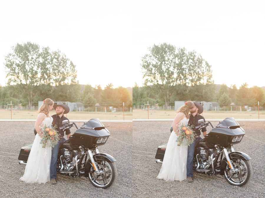 Harley Davidson Wedding Portraits