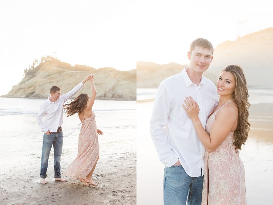 Magical Beach Engagement Session
