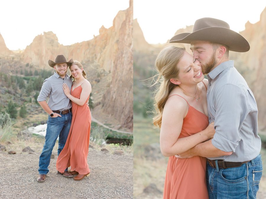 sweet Smith Rock engagement session