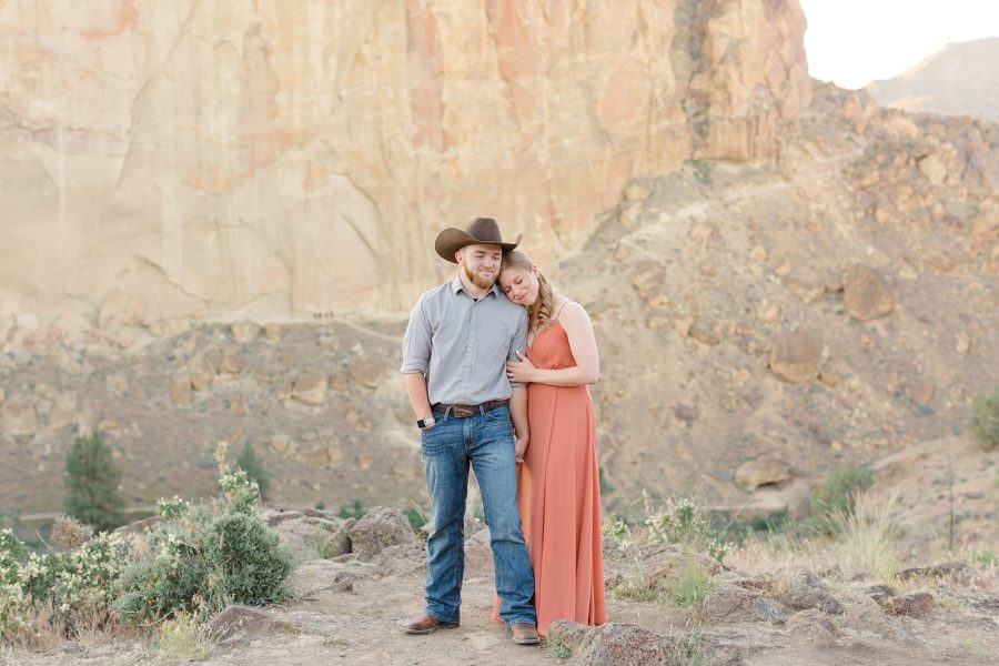sweet Smith Rock engagement session
