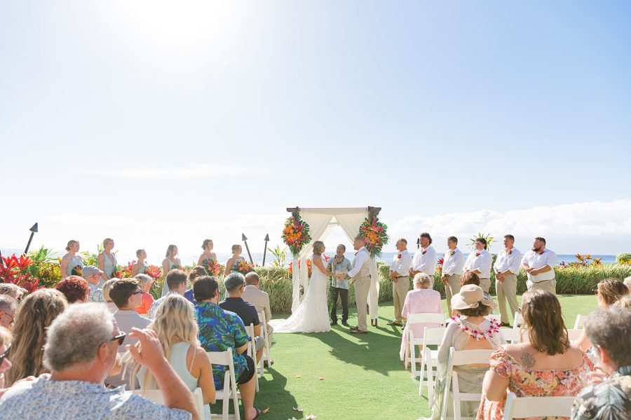Tropical Wedding Ceremony in Maui